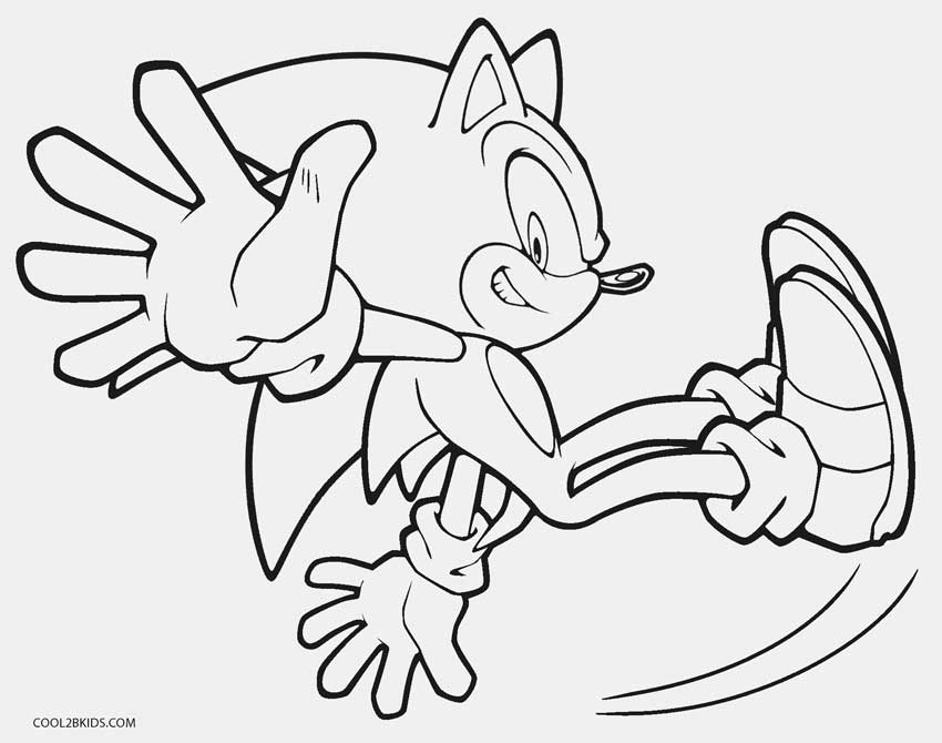 silver from sonic coloring page