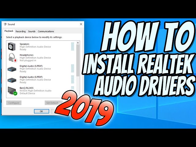 realtek audio controller windows 10 download